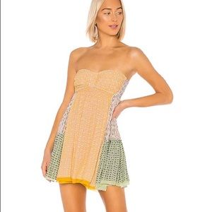 Free people strapless dress